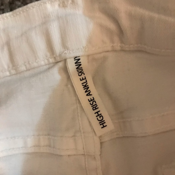 NWT rag & bone white high rise skinny jeans - Picture 6 of 8